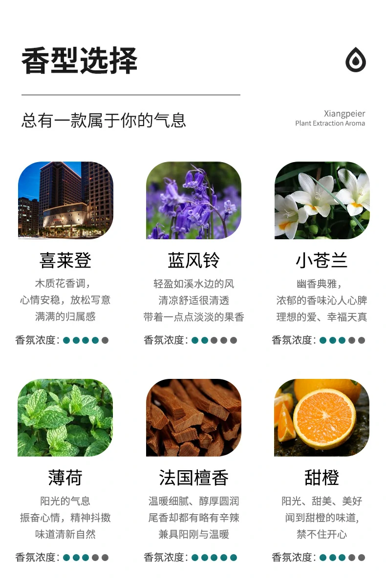 家用高级香薰精油 加湿器专用 水溶性 植物配方 持久助眠 净化空气(pic14)